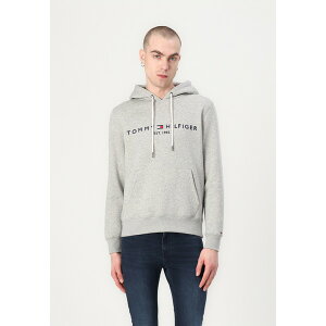 トミー ヒルフィガー メンズ サンダル シューズ CORE LOGO HOODY - Hoodie - grey