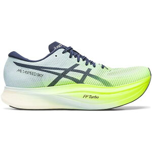ASICS �A�V�b�N�X �����Y �X�j�[�J�[ �yASICS Metaspeed Sky+ Hazard Green Sky�z �T�C�Y US_5.5(23.5cm) Hazard Green/Sky