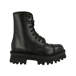 Ferragamo tFK Y Xj[J[ yFerragamo Faraway Demi Combat Boots Blackz TCY US_9(27.0cm) Black