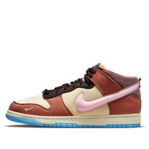 Nike �i�C�L �����Y �X�j�[�J�[ �_���N �yNike x Social Status Dunk Mid 'Chocolate Milk' DJ1173-700�z �T�C�Y US_5.5(23.5cm)