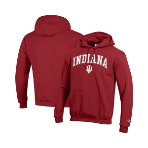 `sI Y p[J[EXEFbgVc AE^[ Men'sCrimson Indiana Hoosiers Arched Logo Fleece Pullover Hoodie Crimson