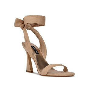 ナインウェスト レディース サンダル シューズ Women's Kelsie Ankle Wrap Sculpted Heel Sandals Beige