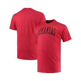 チャンピオン メンズ Tシャツ トップス Men's Cardinal Arkansas Razorbacks Big and Tall Arch Team Logo T-shirt Cardinal