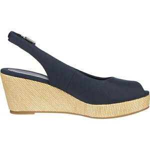 トミー ヒルフィガー レディース サンダル シューズ Iconic Elba Sling Back Wedges