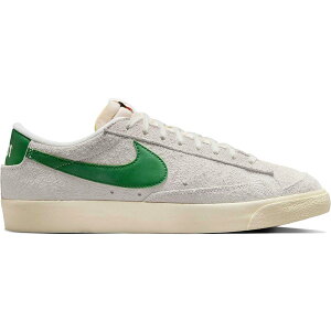 Nike �i�C�L �����Y �X�j�[�J�[ �yNike Blazer Low '77 PRM Coconut Milk Kelly Green�z �T�C�Y US_9.5(27.5cm) Summit White/Coconut Milk/Safety Orange/Kelly Green
