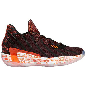adidas �A�f�B�_�X �����Y �X�j�[�J�[ �yadidas Dame 7 I Am My Own Fan 2K Sports�z �T�C�Y US_9.5(27.5cm) Core Black/Solar Red/Cloud White