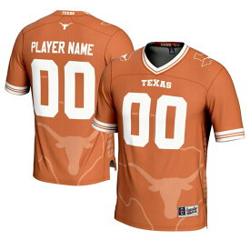 ゲームデイグレーツ メンズ ユニフォーム トップス Texas Longhorns GameDay Greats Icon Print NIL PickAPlayer Football Jersey Texas Orange