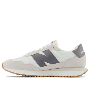 New Balance �j���[�o�����X �����Y �X�j�[�J�[ �yNew Balance 237 'White Grey' MS237CT�z �T�C�Y US_6.5(24.5cm)