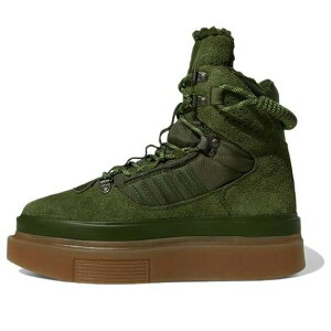 adidas AfB_X fB[X Xj[J[ Army Green y(WMNS) adidas Ivy Park x Super Sleek Boot 'Halls Of Ivy' GZ4454z TCY US_6(23.0cm)