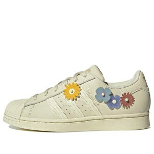 adidas AfB_X fB[X Xj[J[ White y(WMNS) adidas Superstar 'Floral - Sand' GX2171z TCY US_W_4.5