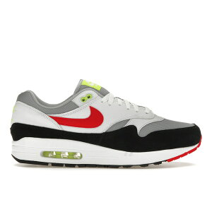 Nike �i�C�L �����Y �X�j�[�J�[ �yNike Air Max 1 Chili Volt�z �T�C�Y US_8(26.0cm) White/University Red/Black/Volt/Neutral Grey