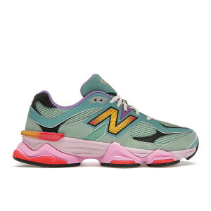 New Balance �j���[�o�����X �����Y �X�j�[�J�[ �yNew Balance 9060 Warped Multi-Color�z �T�C�Y US_9.5(27.5cm) Green/Red