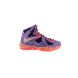 Nike �i�C�L �����Y �X�j�[�J�[ �yNike LeBron X All-Star Area 72�z �T�C�Y US_10.5(28.5cm) Laser Purple/Strata Grey-Total Crimson