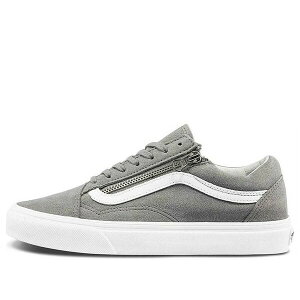 Vans �o���Y �����Y �X�j�[�J�[ �yVans Unisex Old Skool Zip Low-Top Sneakers Grey 'Gray White' VN0A3493A4F�z �T�C�Y US_6.5(24.5cm)