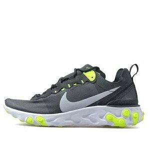Nike �i�C�L ���f�B�[�X �X�j�[�J�[ �y(WMNS) Nike React Element 55 'Black Volt' BQ2728-001�z �T�C�Y US_7(24.0cm)