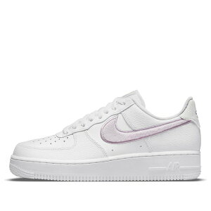 Nike �i�C�L ���f�B�[�X �X�j�[�J�[ �y(WMNS) Nike Air Force 1 '07 Essential 'Chenille Swoosh - White Lilac' DN5056-100�z �T�C�Y US_7(24.0cm)