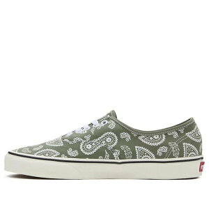 Vans �o���Y �����Y �X�j�[�J�[ �yVans Authentic 'Primavera Paisley - Olive' VN000BW5OLV�z �T�C�Y US_M_4.5