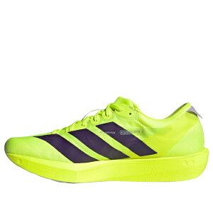 adidas �A�f�B�_�X �����Y �X�j�[�J�[ �yadidas Adizero Adios 9 Running Shoes ??olar Yellow??JQ0776�z �T�C�Y US_11(29.0cm)