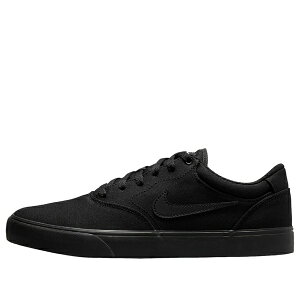 Nike �i�C�L �����Y �X�j�[�J�[ �G�X�r�[ �yNike Chron 2 Canvas SB 'Triple Black' DM3494-002�z �T�C�Y US_8.5(26.5cm)