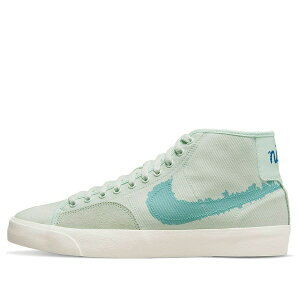 Nike �i�C�L �����Y �X�j�[�J�[ �yNike Blazer Court Mid Premium SB 'Barely Green' DM8553-300�z �T�C�Y US_8.5(26.5cm)