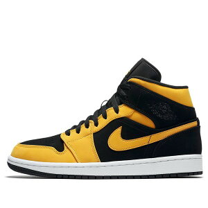 Air Jordan W[_ Y Xj[J[ Black/University Gold yAir Jordan 1 Retro Mid 'Reverse New Love' 554724-071z TCY US_9.5(27.5cm)