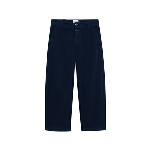 �N���[�Y�h ���f�B�[�X �J�W���A���p���c �{�g���X Romi button trousers Blue