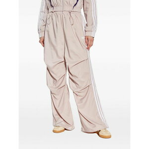 �A�f�B�_�X ���f�B�[�X �J�W���A���p���c �{�g���X Three-stripe gathered trousers Pink
