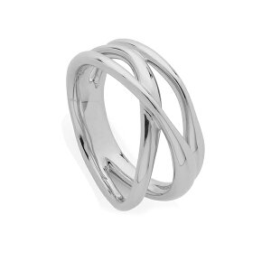 ���j�J���B�i�_�[ ���f�B�[�X �����O �A�N�Z�T���[ Nura cross over ring Silver