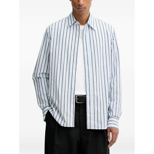 �t�B���b�p�R�[ �����Y �V���c �g�b�v�X Striped-pattern shirt White