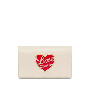���u ���X�L�[�m ���f�B�[�X �N���b�`�o�b�O �o�b�O Heart-plaque clutch bag White