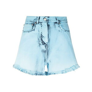 �G���G�X�W�C�G�� ���f�B�[�X �J�W���A���p���c �{�g���X Distressed-effect denim shorts Blue