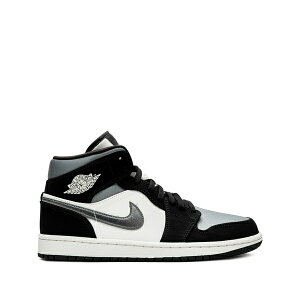 �W���[�_�� �����Y �X�j�[�J�[ �V���[�Y Air jordan 1 mid se satin grey sneakers Black