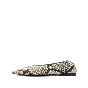 �r���o �C ���[�� ���f�B�[�X �p���v�X �V���[�Y Pointed-toe flat pumps White