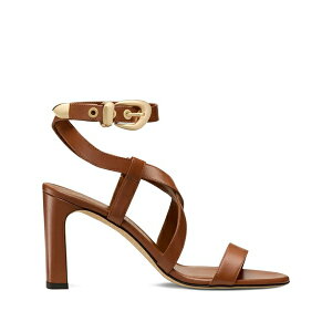 �X�`���A�[�g ���C�c�}�� ���f�B�[�X �T���_�� �V���[�Y Buckle-embellished crossover sandals Brown