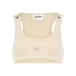 �W�����|�[�� �S���`�G ���f�B�[�X �J�b�g�\�[ �g�b�v�X Ribbed buckled top Neutrals