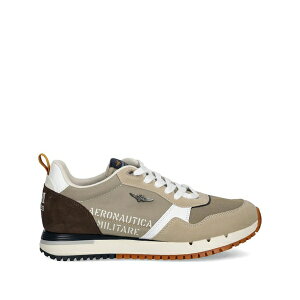 �A�G���i�E�e�B�J �~���^�[�� �����Y �X�j�[�J�[ �V���[�Y Mesh-panelled athletic sneakers Neutrals