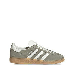 �A�f�B�_�X ���f�B�[�X �X�j�[�J�[ �V���[�Y Muenchen suede three-stripe sneakers Grey