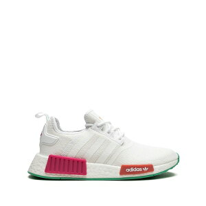 �A�f�B�_�X ���f�B�[�X �X�j�[�J�[ �V���[�Y Nmd_r1 white magenta green sneakers White