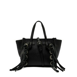 �W�����j�E�L�A���[�j ���f�B�[�X �g�[�g�o�b�O �o�b�O Marcella fringe-embellished leather tote bag Black
