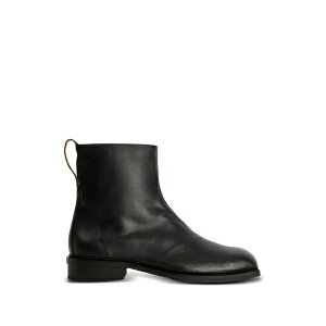 �A���[���K�V�[ �����Y �u�[�c �V���[�Y Daimono zip leather boots Black