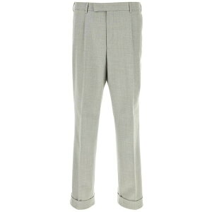 PT�g���m �����Y �J�W���A���p���c �{�g���X M??lange-effect trousers Grey