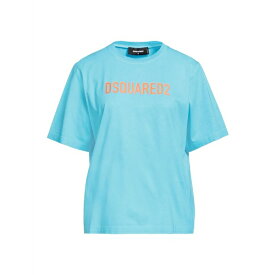 ディースクエアード レディース Tシャツ トップス T-shirts Azure