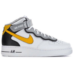 Nike �i�C�L �����Y �X�j�[�J�[ �yNike Air Force 1 Mid Athletic Club White Dark Sulfur�z �T�C�Y US_6(24.0cm) White/Dark Sulfur/Black/Light Smoke Grey