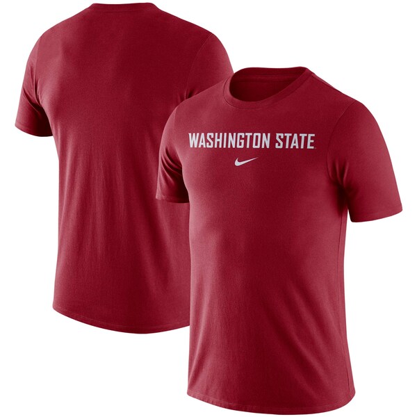 ナイキ メンズ Tシャツ トップス Washington State Cougars Nike Essential Wordmark TShirt Crimson