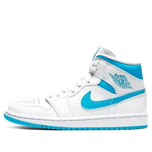 Air Jordan W[_ fB[X Xj[J[ White/Carolina Blue y(WMNS) Air Jordan 1 Mid 'UNC' BQ6472-114z TCY US_W_11