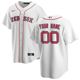 ナイキ メンズ ユニフォーム トップス Boston Red Sox Nike Home Replica Custom Jersey White