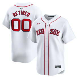 ナイキ メンズ ユニフォーム トップス Boston Red Sox Nike Home Limited PickAPlayer Retired Roster Jersey White