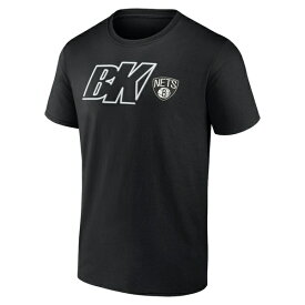 ファナティクス メンズ Tシャツ トップス Brooklyn Nets Fanatics Branded Full Court Press TShirt Black