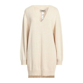 【送料無料】 ツインセット レディース ニット&セーター アウター Sweaters Beige