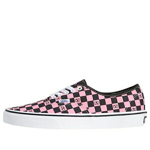 Vans �o���Y �����Y �X�j�[�J�[ �yVans x Valentino Authentic Garavani 'Checkerboard Pink' VN000Z9A6X7�z �T�C�Y US_12(30.0cm)